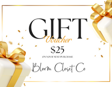 Load image into Gallery viewer, Bloom Closet Co Gift Card