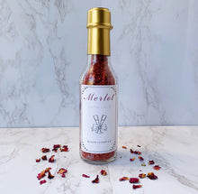 Load image into Gallery viewer, Merlot Wine Scented Bath Salt - Merlot Lovers - Gifts For Wine Lovers - Wine Lovers Gifts - Red Wine Lovers - Bridal Shower Favor