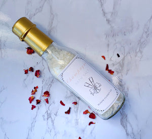 Champagne Scented Bath Salt - Champagne Lovers - Gifts For Wine Lovers - Wine Lovers Gifts - Bridal Shower Favor - Bubbly Bath Salt