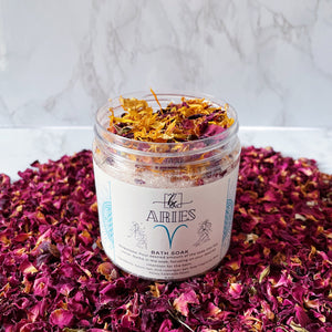 Aries Bath Salt - Aries Gift Ideas - Aries Gifts - Zodiac Gift Ideas - Zodiac Gifts - Zodiac Sign - Horoscope Sign - Astrology Gifts