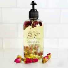 Load image into Gallery viewer, Rose and Jasmine Body Oil - Rose Flora Body Oil - Botanical Body Oil - Infused Body Oil - Hydrating Oil - Massage Oil - Rose Body Oil