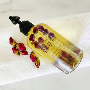 Rose and Jasmine Body Oil - Rose Flora Body Oil - Botanical Body Oil - Infused Body Oil - Hydrating Oil - Massage Oil - Rose Body Oil